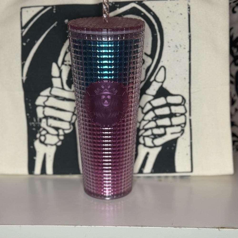 Purple and Blue Tumbler Starbucks mermaid colors